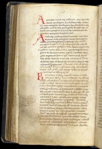 A page from Historia Brittonum