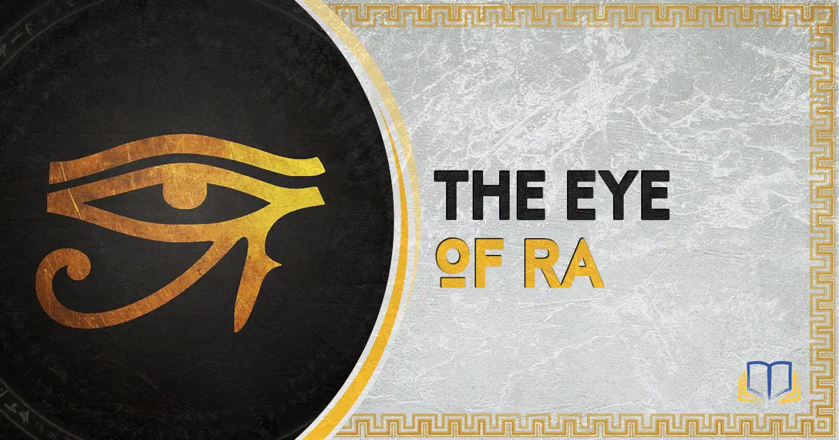 banner image that says the eye of ra