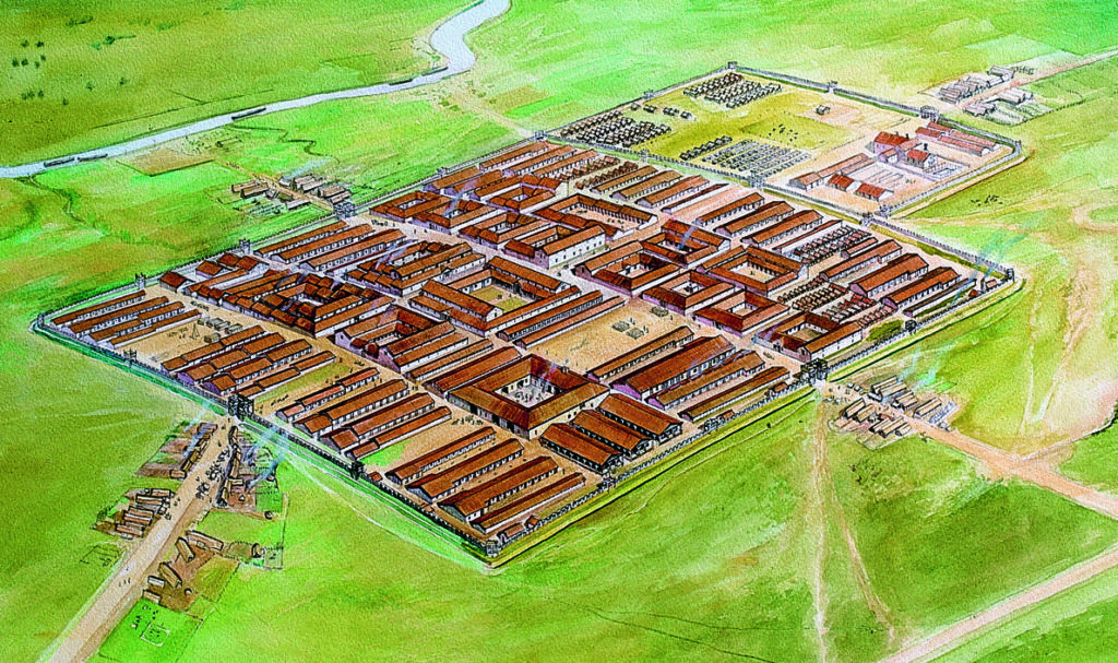 Roman fort at Camelon