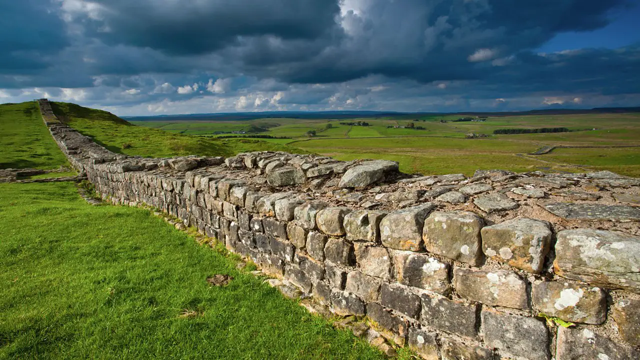 Hadrian's Wall marked the edge of the Roman Empire in Britain