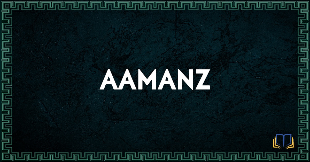 featured image that says aamanz