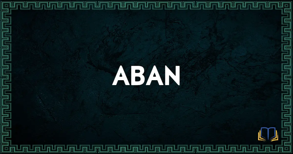 featured image that says aban