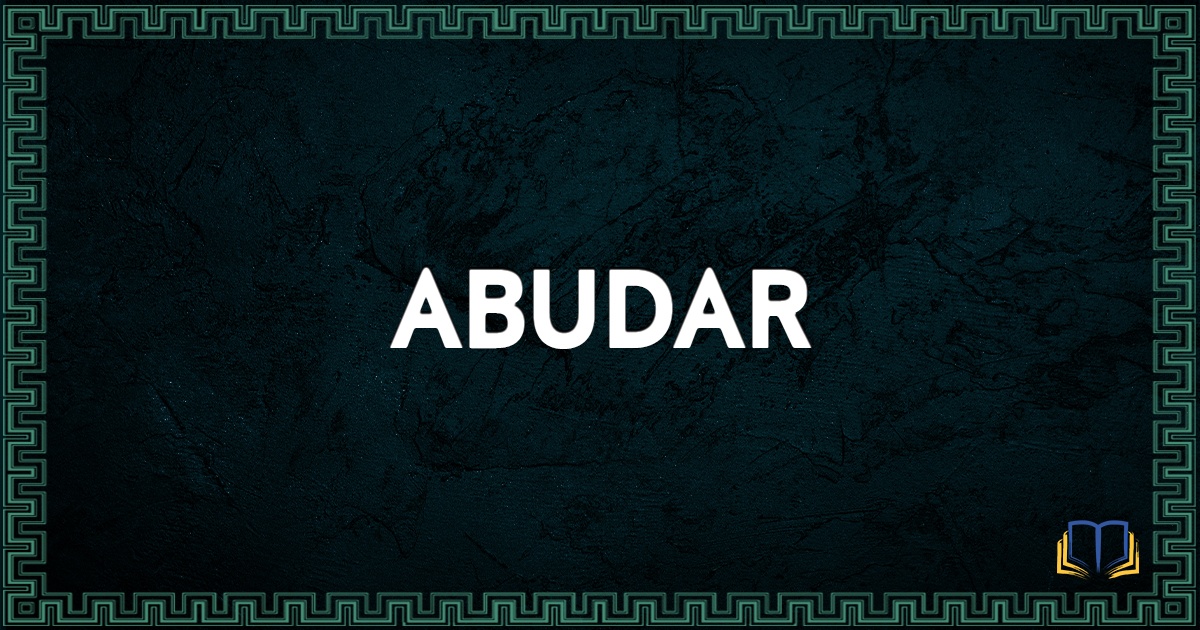 featured image that says abudar