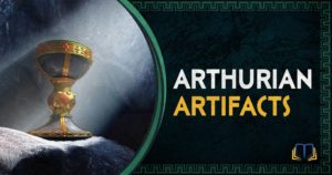 banner that says arthurian artifacts