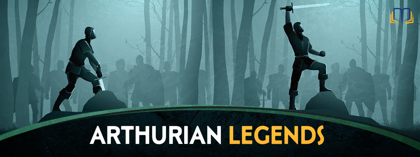 banner image that says arthurian legends