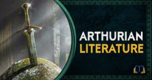 banner that says arthurian literature