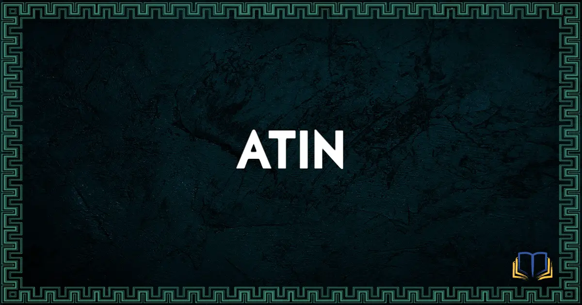 featured image that says atin