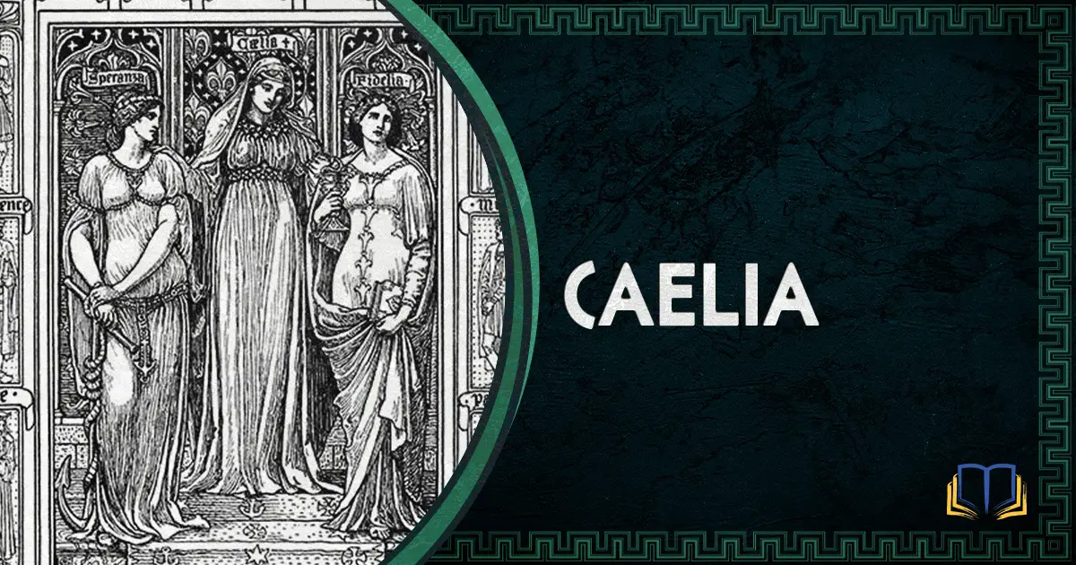 featured image that says caelia