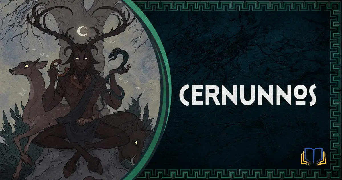 featured image that says cernunnos