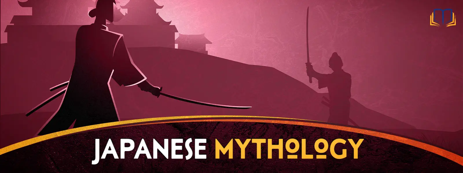 banner image that says japanese mythology