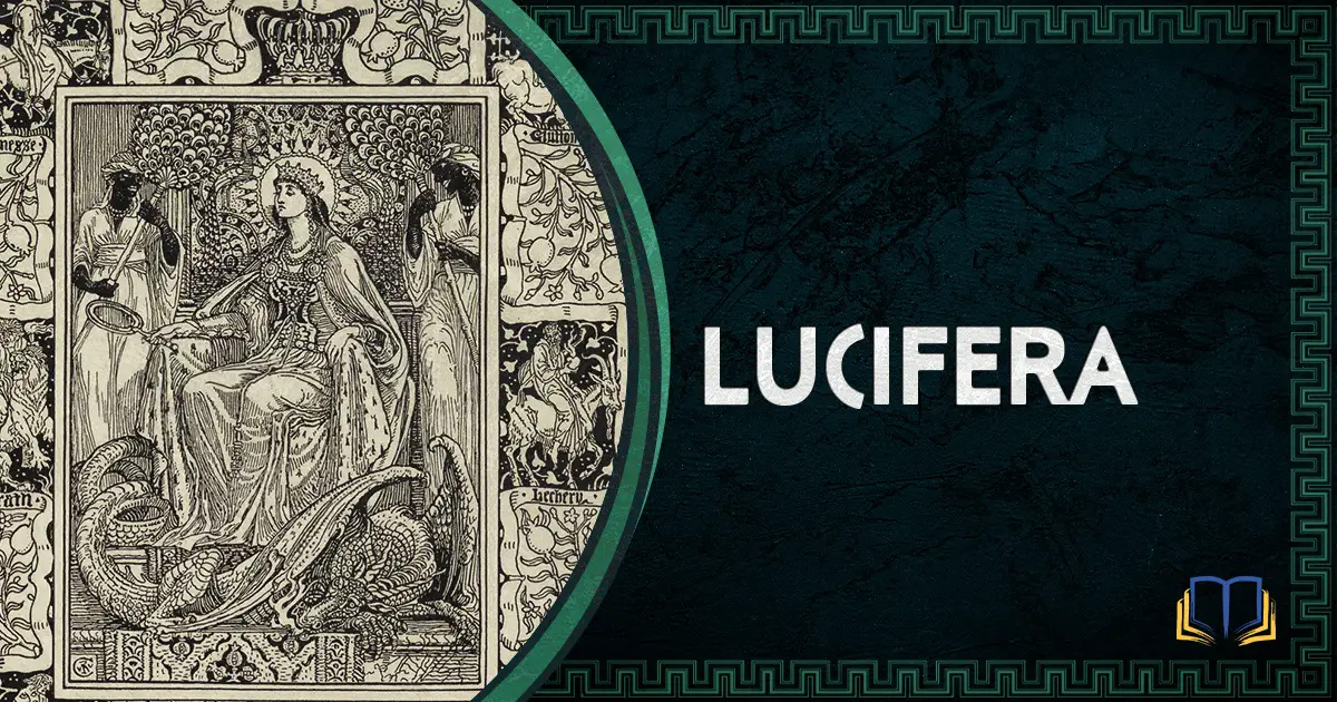 featured image that says lucifera