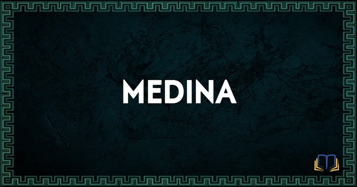 featured image that says medina