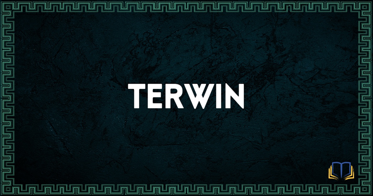 featured image that says terwin