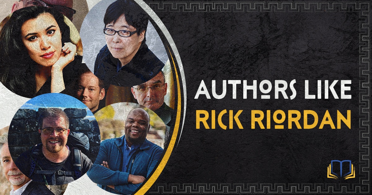 featured image that says authors like rick riordan